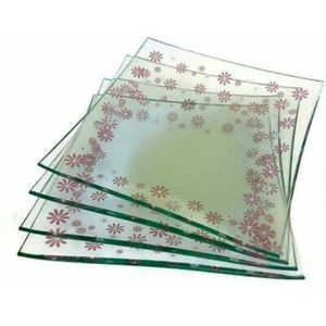 Pampered chef daisy dessert plates set of 4 NIP